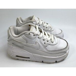 Nike Boy Air Max 90 Sneaker Running shoes White Size 9C EUR 26